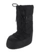 Moon Boot Nylon Bow Accents Lace-Up Boots
