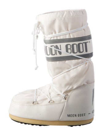 Moon Boot Nylon Graphic Print Lace-Up Boots