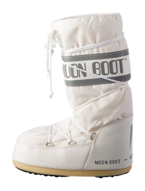 Moon Boot Nylon Graphic Print Lace-Up Boots