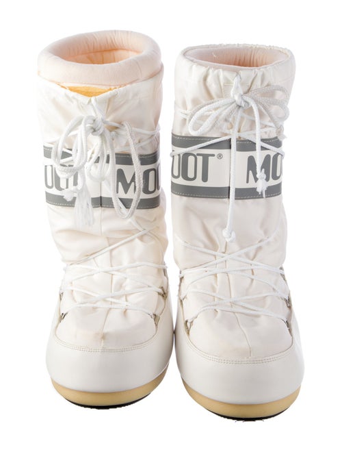 Moon Boot Nylon Graphic Print Lace-Up Boots