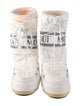 Moon Boot Nylon Graphic Print Lace-Up Boots