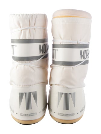 Moon Boot Nylon Graphic Print Lace-Up Boots