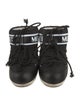 Moon Boot Leather Printed Lace-Up Boots
