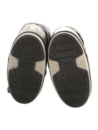 Moon Boot Leather Printed Lace-Up Boots