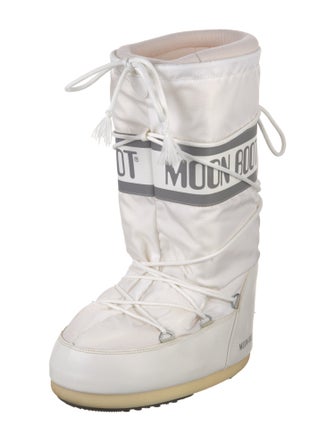 Moon Boot Nylon Printed Lace-Up Boots