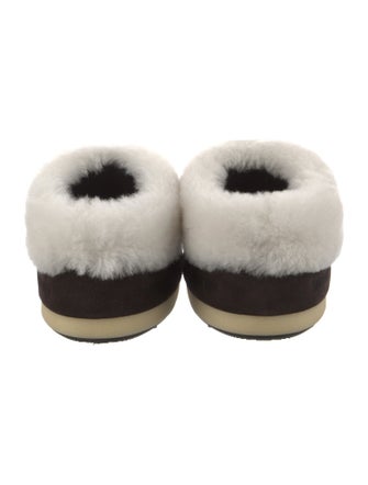 Moon Boot Suede Faux Fur Trim Lace-Up Boots