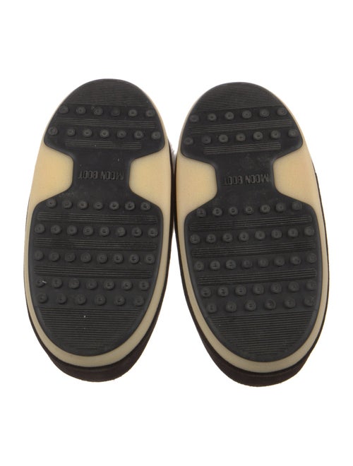 Moon Boot Suede Faux Fur Trim Lace-Up Boots