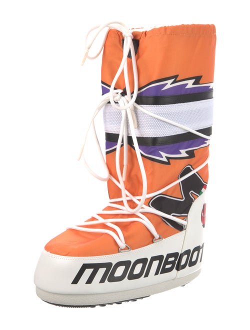 Moon Boot Nylon Printed Lace-Up Boots