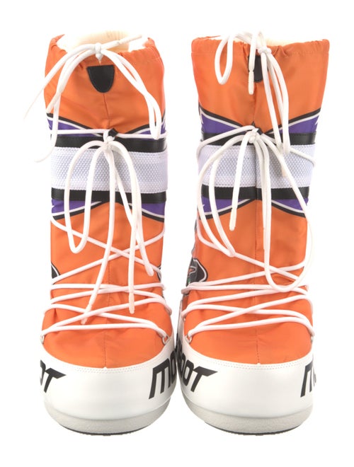 Moon Boot Nylon Printed Lace-Up Boots