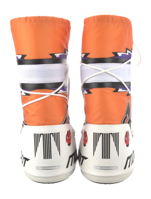 Moon Boot Nylon Printed Lace-Up Boots