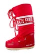 Moon Boot Nylon Graphic Print Lace-Up Boots
