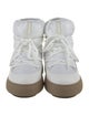 Moon Boot Nylon Colorblock Pattern Lace-Up Boots