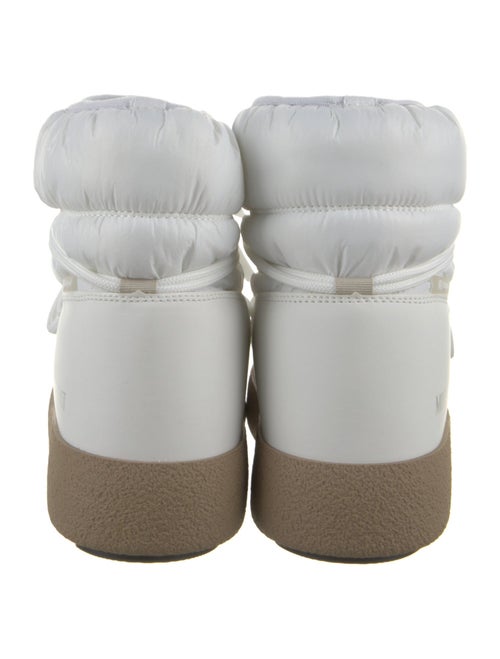 Moon Boot Nylon Colorblock Pattern Lace-Up Boots