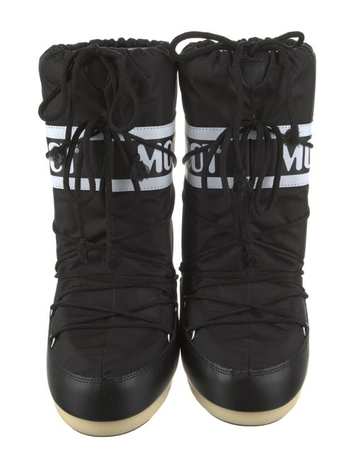 Moon Boot Nylon Graphic Print Lace-Up Boots