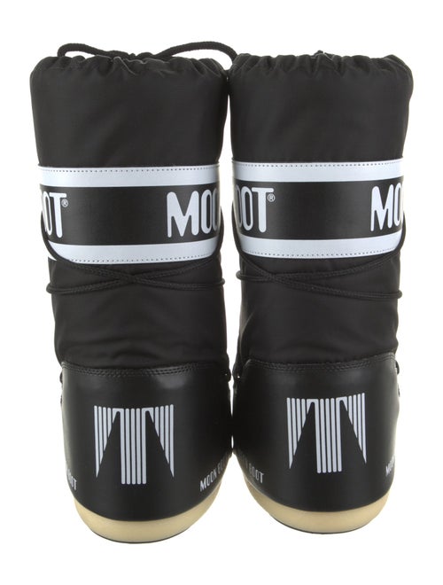 Moon Boot Nylon Graphic Print Lace-Up Boots