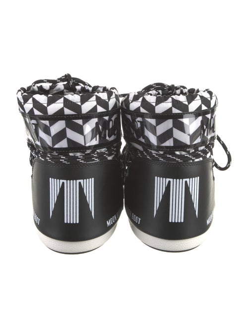 Moon Boot Canvas Printed Hiking Boots