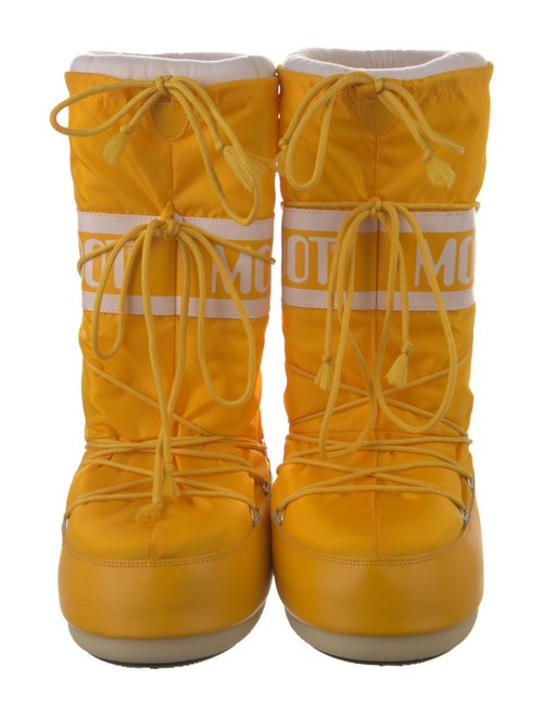 Moon Boot Nylon Graphic Print Lace-Up Boots