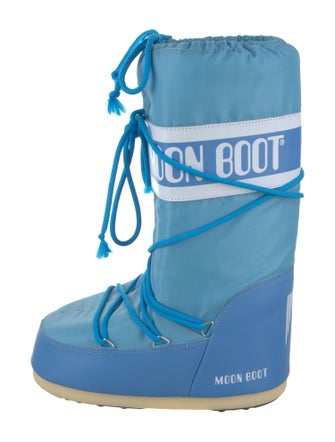 Moon Boot Nylon Printed Lace-Up Boots