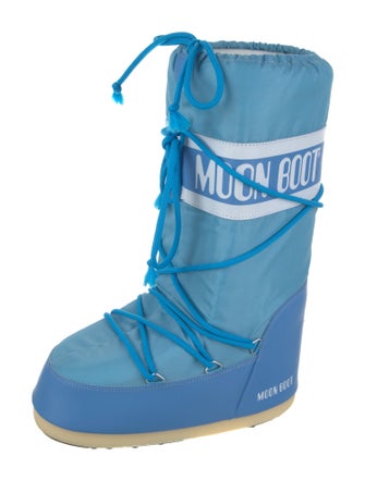 Moon Boot Nylon Printed Lace-Up Boots