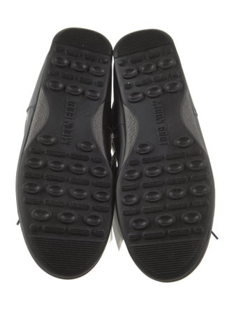 Moon Boot Leather Leather Trim Embellishment Lace-Up Boots