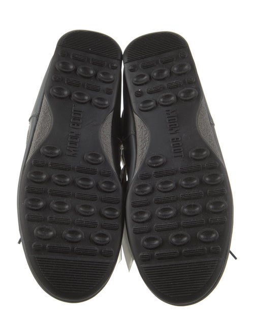 Moon Boot Leather Leather Trim Embellishment Lace-Up Boots