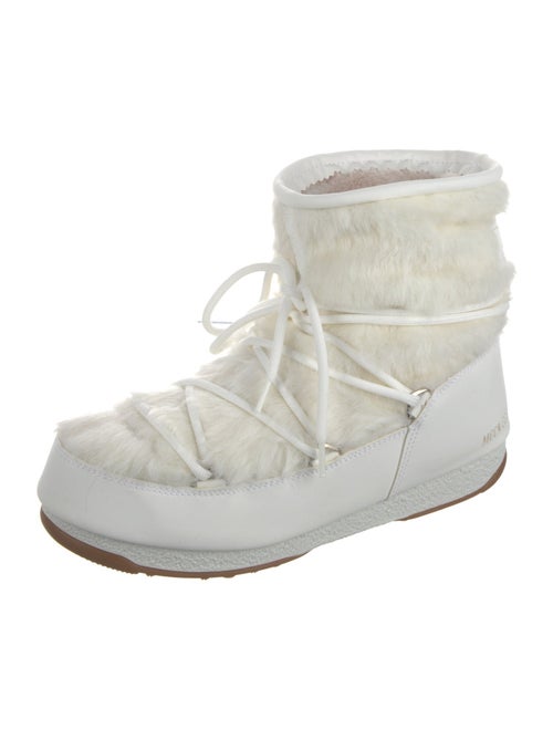 Moon Boot Faux Fur Lace-Up Boots