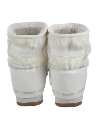 Moon Boot Faux Fur Lace-Up Boots