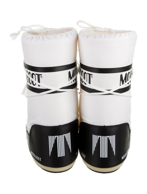 Moon Boot Nylon Graphic Print Lace-Up Boots
