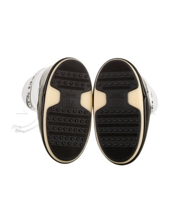 Moon Boot Nylon Graphic Print Lace-Up Boots