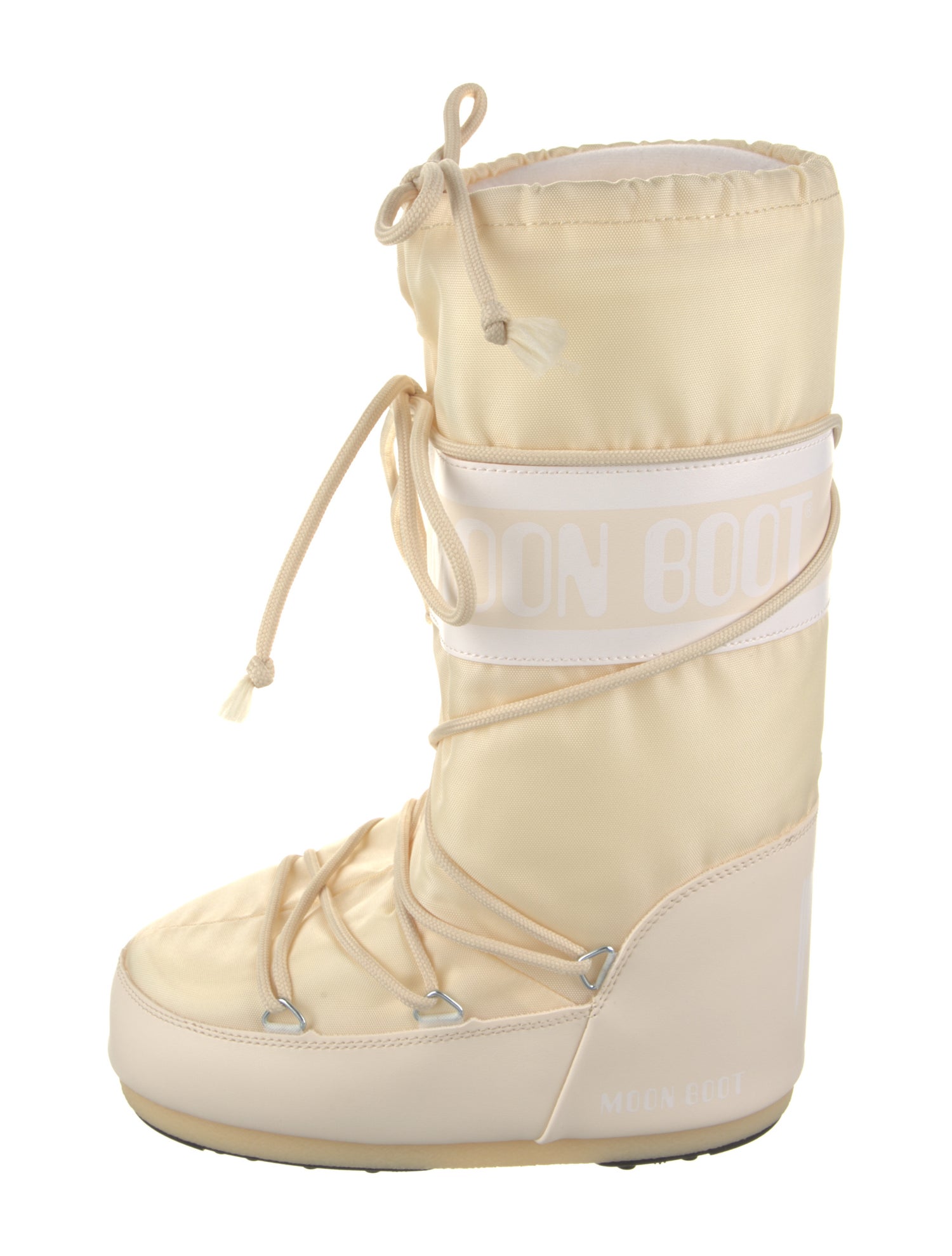 Moon Boot Nylon Graphic Print Lace-Up Boots