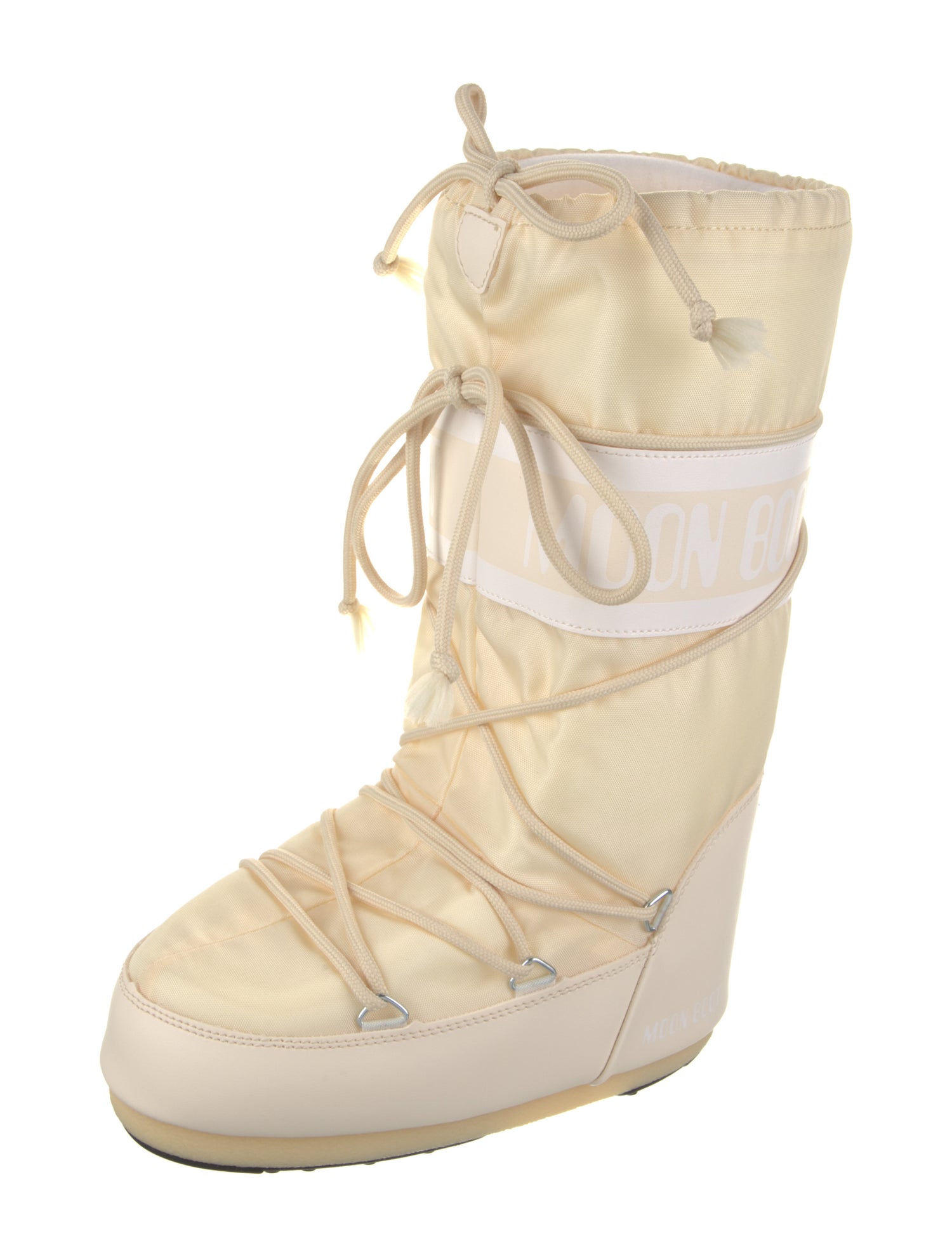 Moon Boot Nylon Graphic Print Lace-Up Boots