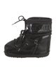 Moon Boot Nylon Leather Trim Embellishment Lace-Up Boots