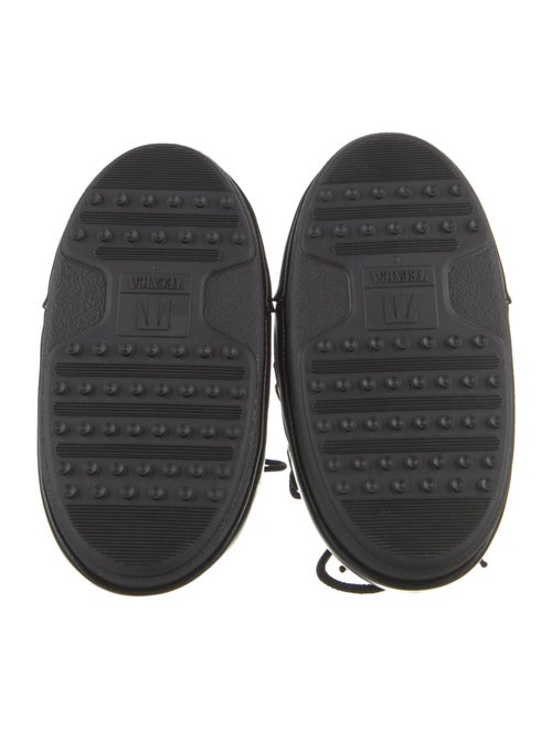 Moon Boot Nylon Leather Trim Embellishment Lace-Up Boots