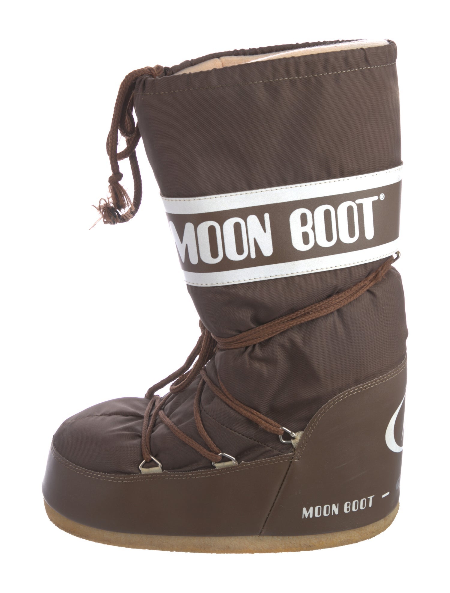 Moon Boot Nylon Printed Lace-Up Boots