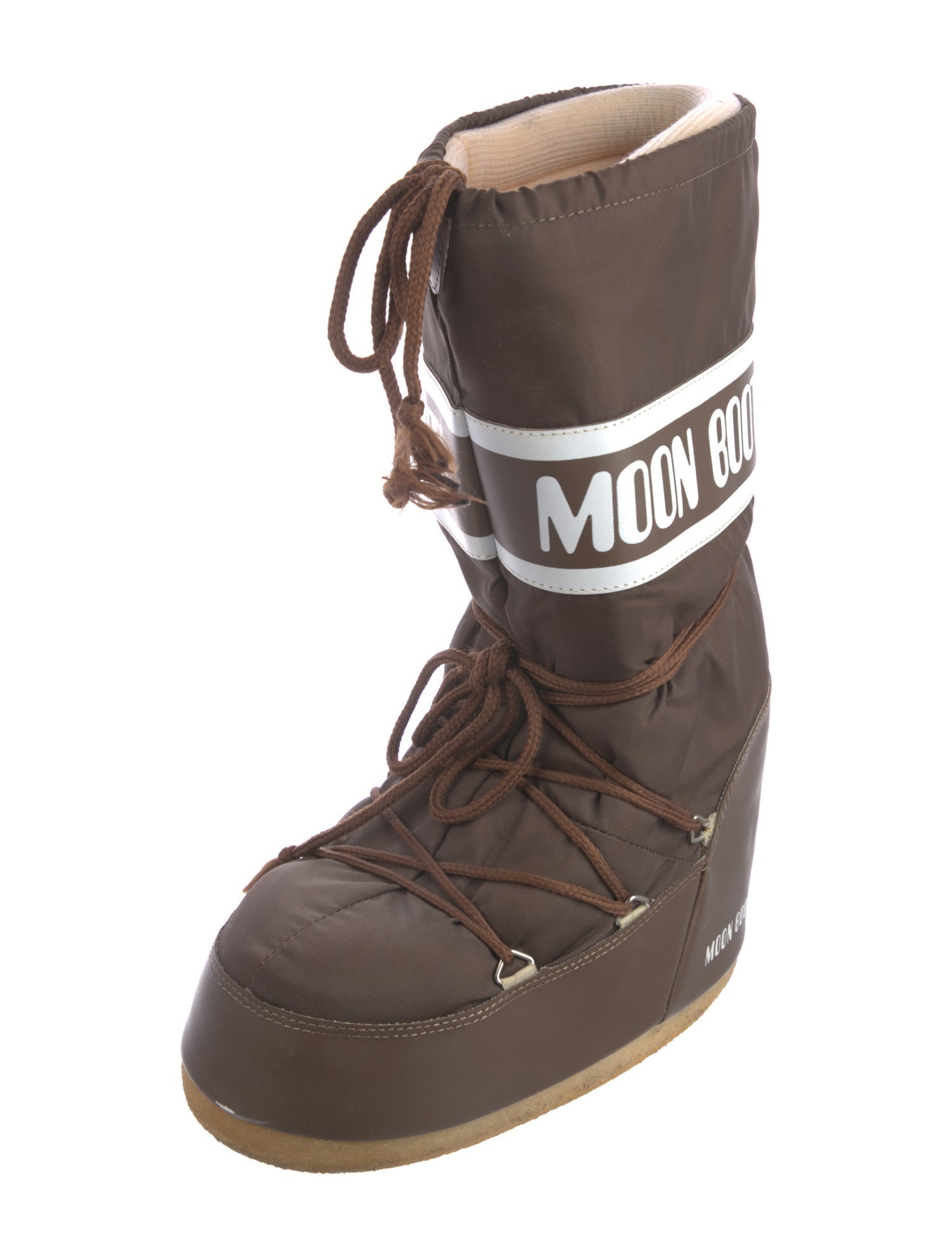 Moon Boot Nylon Printed Lace-Up Boots