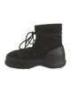 Moon Boot Suede Faux Fur Trim Lace-Up Boots