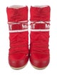 Moon Boot Nylon Graphic Print Lace-Up Boots
