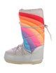 Moon Boot Rainbow Nylon Lace-Up Boots