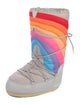 Moon Boot Rainbow Nylon Lace-Up Boots