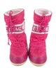Moon Boot Nylon Graphic Print Lace-Up Boots