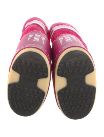 Moon Boot Nylon Graphic Print Lace-Up Boots