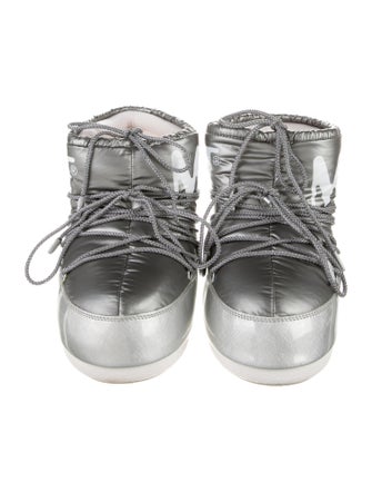 Moon Boot Nylon Graphic Print Lace-Up Boots