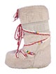 Moon Boot Fur Printed Lace-Up Boots