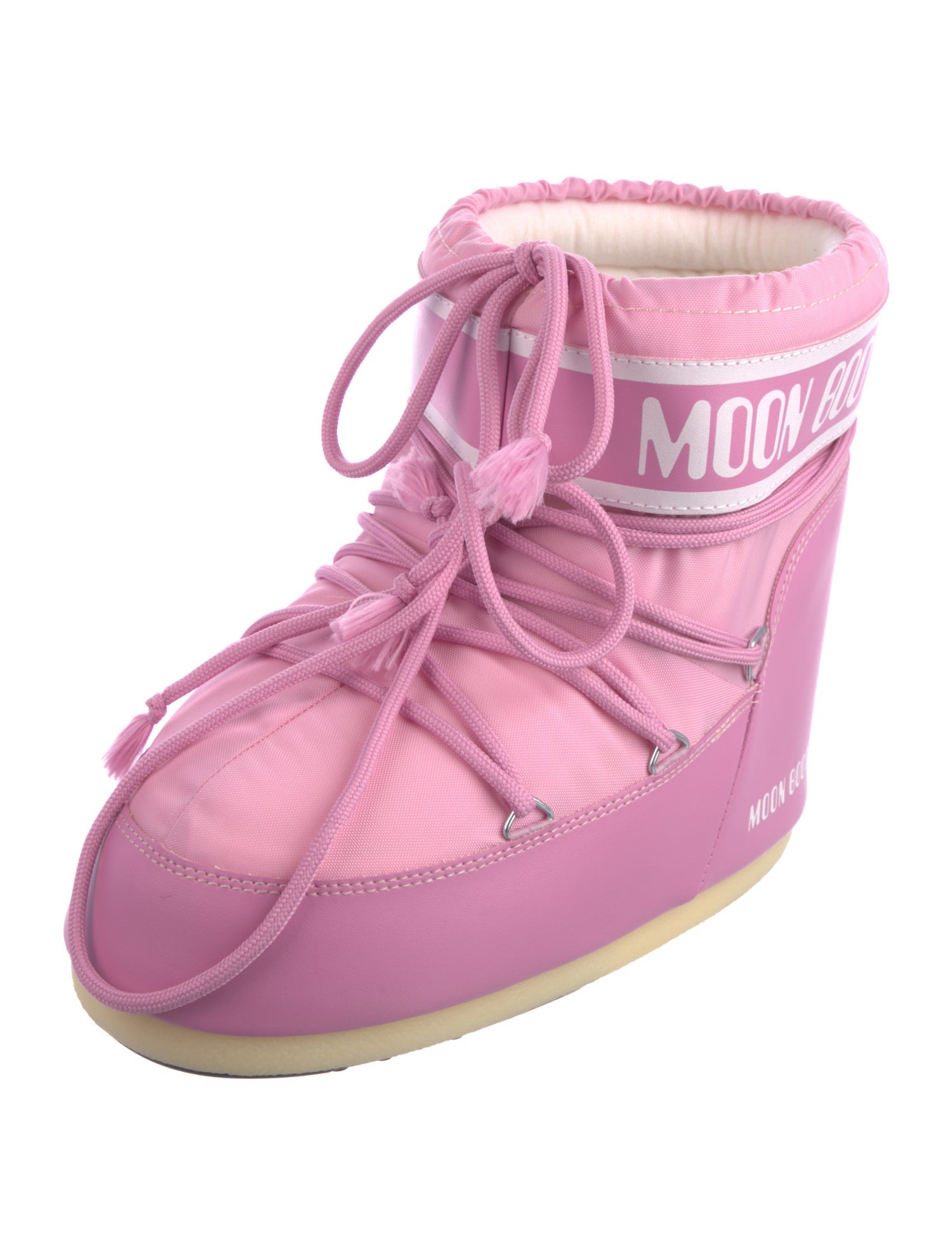 Moon Boot Leather Lace-Up Boots
