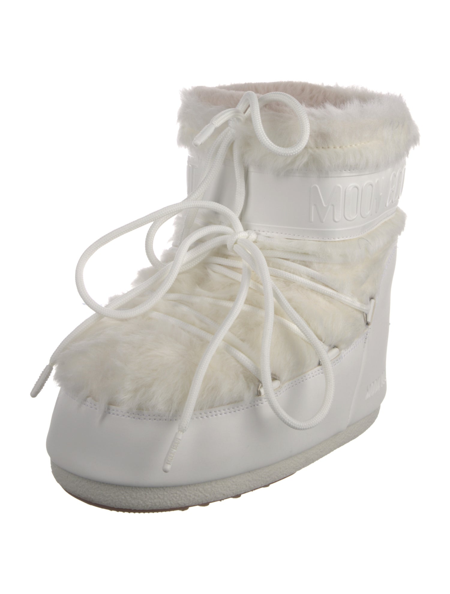 Moon Boot Faux Fur Lace-Up Boots