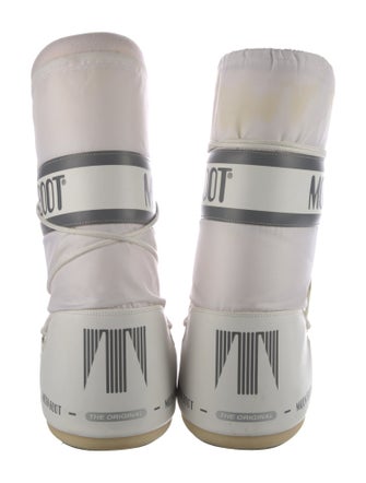 Moon Boot Nylon Graphic Print Lace-Up Boots