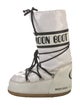Moon Boot Leather Graphic Print Lace-Up Boots
