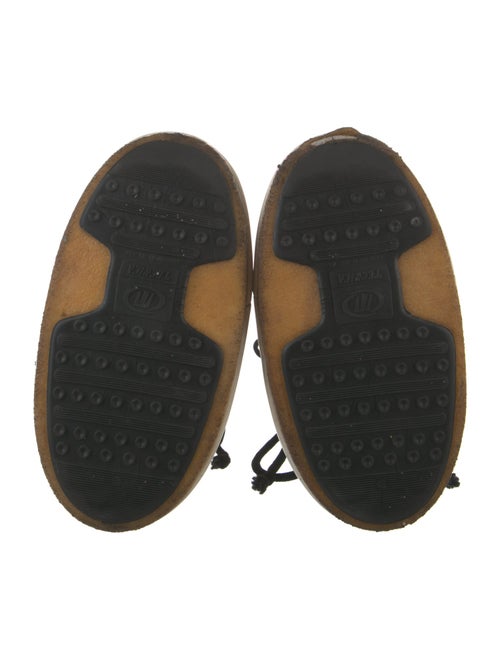 Moon Boot Leather Graphic Print Lace-Up Boots