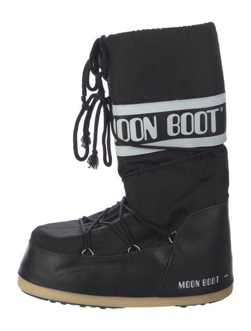 Moon Boot Nylon Graphic Print Lace-Up Boots