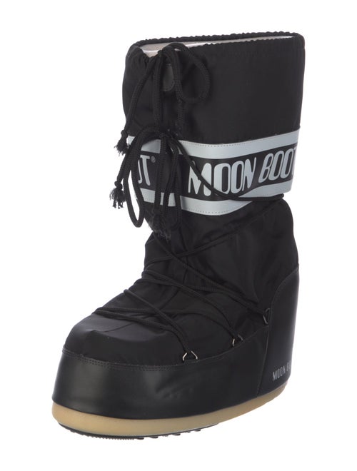 Moon Boot Nylon Graphic Print Lace-Up Boots